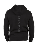 Black Premier Logo Hoodie - Gray Lettering