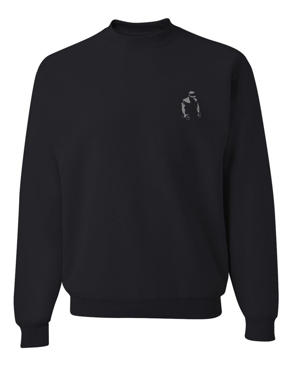 Black Logo Sweatshirt - Gray Logo