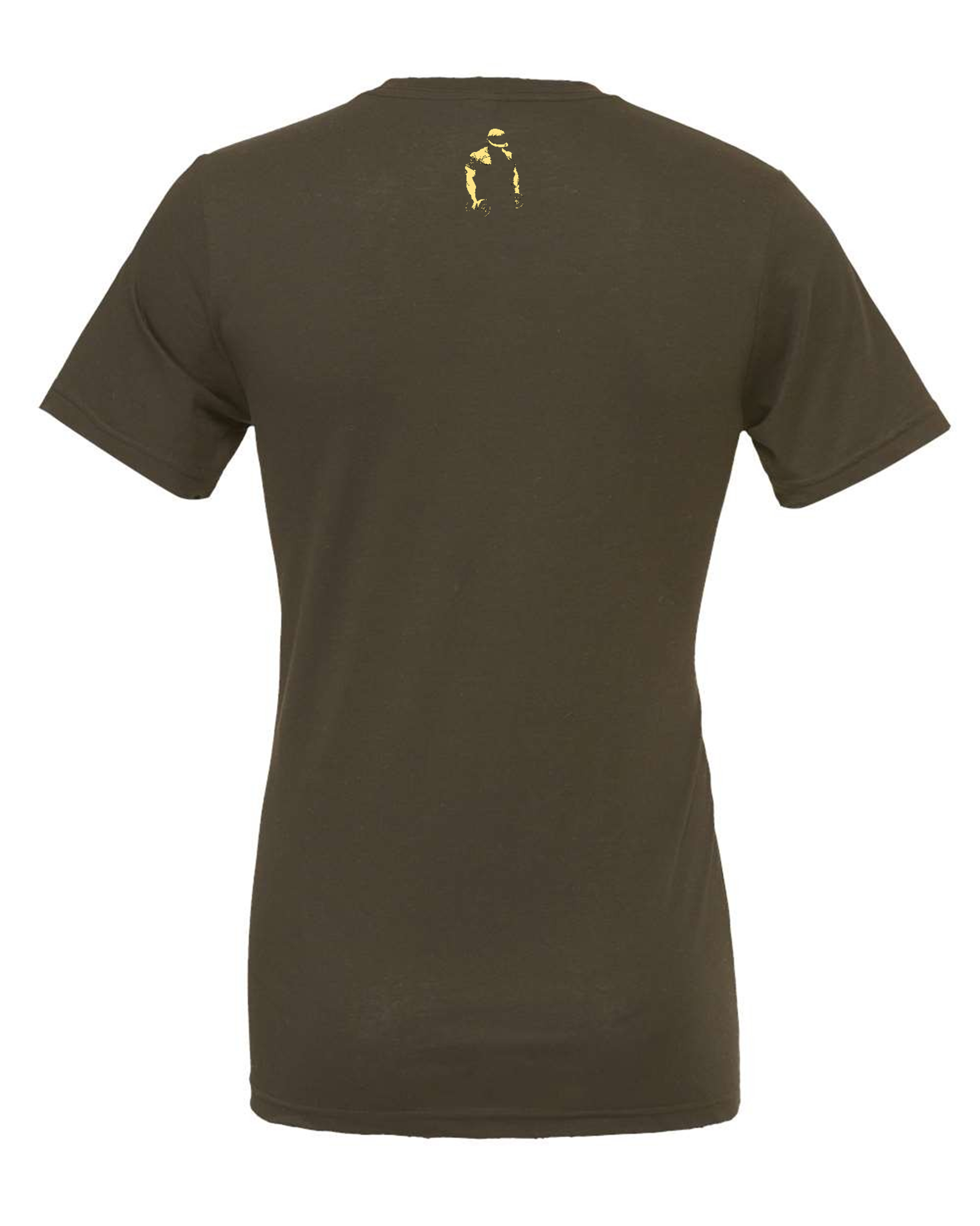 Military Green Gym Veteran Signature T-Shirt - Amber Lettering