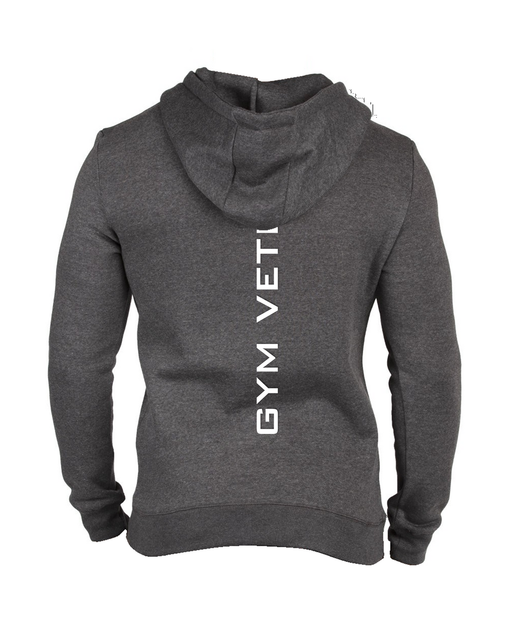 Charcoal Heather Premier Logo Hoodie - White Lettering