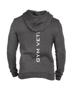 Charcoal Heather Premier Logo Hoodie - White Lettering