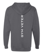 Gray Mid-Weight Logo Hoodie - White Lettering